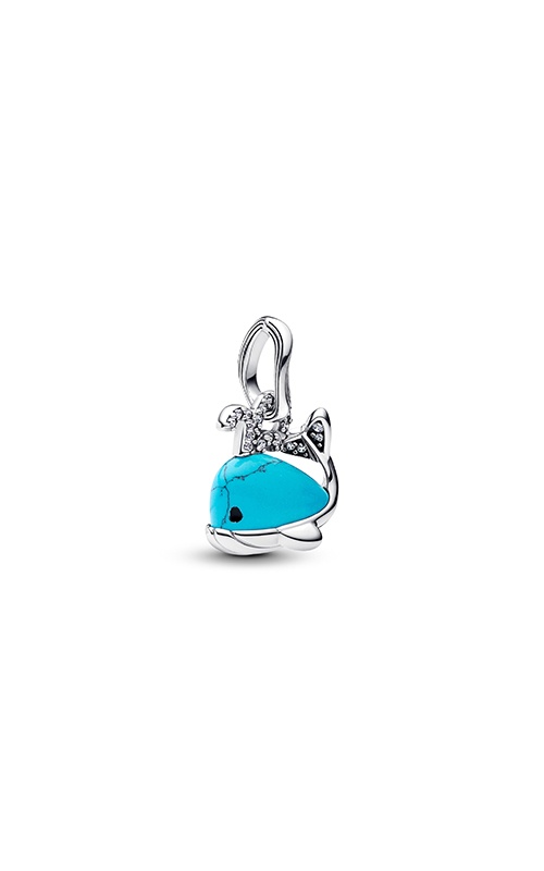 Pandora Turquoise-coloured Whale Dangle Charm 793822C01