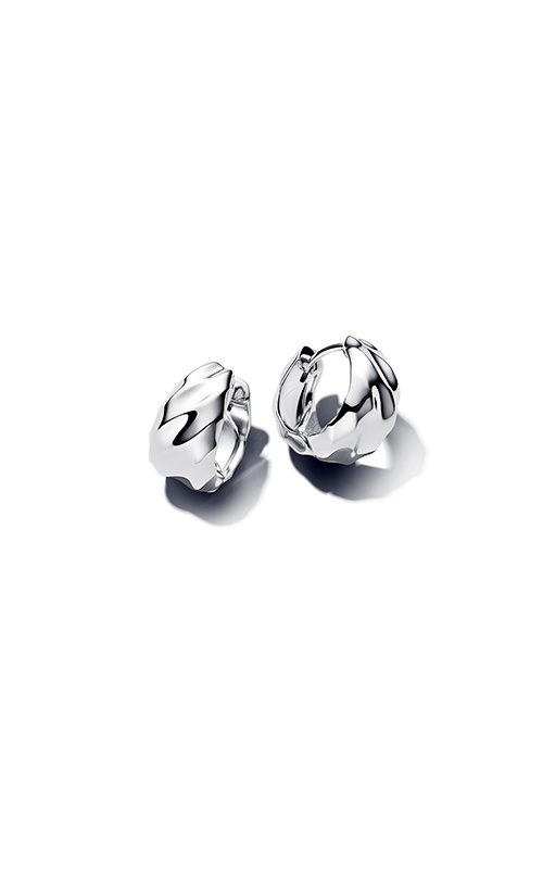 Pandora Twisted Triangle Small Hoop Earrings 263875C00