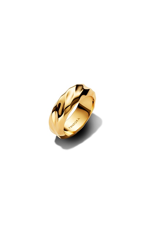 Pandora Rippled Stacking Rings 163832C00-52