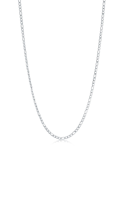 Italgem Stainless Steel 20'' 3mm Figaro Chain SN112-20