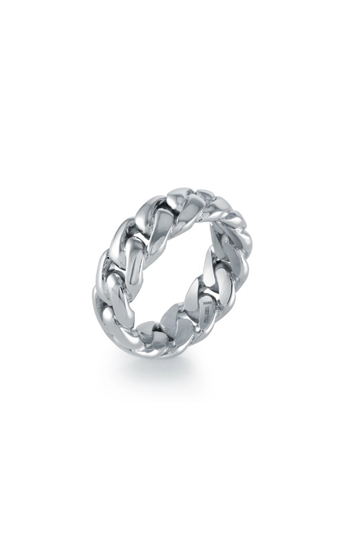 Italgem Stainless Steel 8mm Cuban Ring - SIZE 10 - SMR70-10