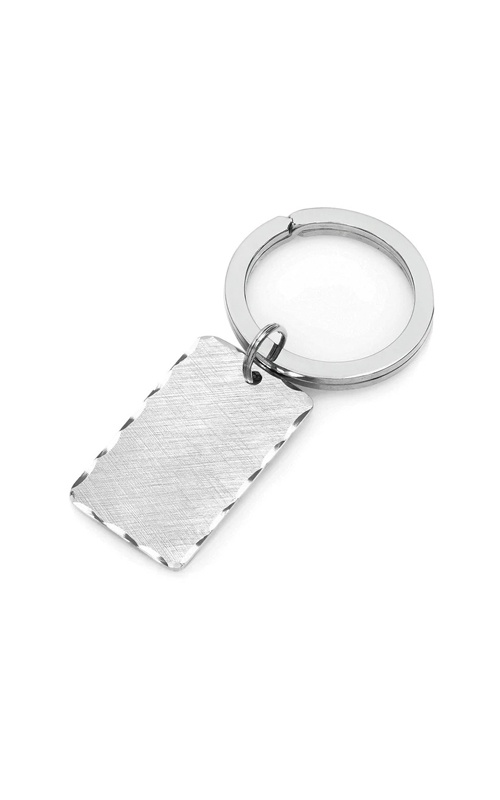 Albert's Florentine Engravable Key Ring BKC-126-R