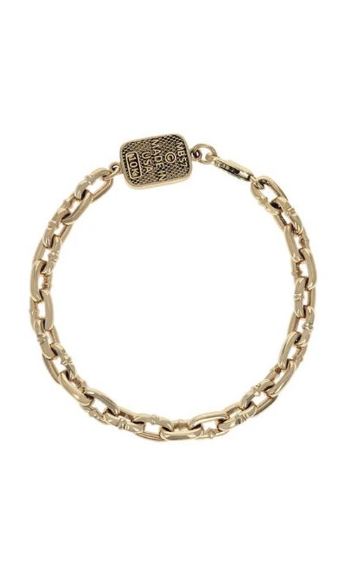 King Baby 10k Yellow Gold 8.75'' Boat Link Bracelet K42-503310K-8.75