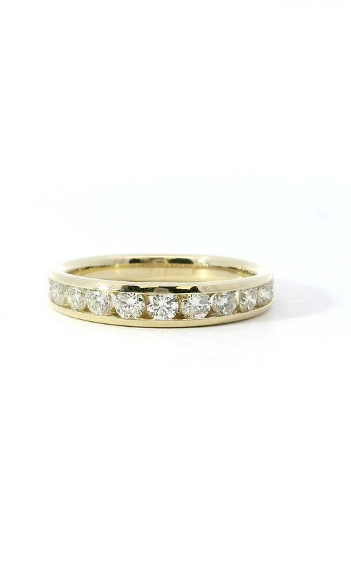 Albert’s 14K Yellow Gold 3/4CTW Round Channel Diamond Wedding Band 4310620754Y