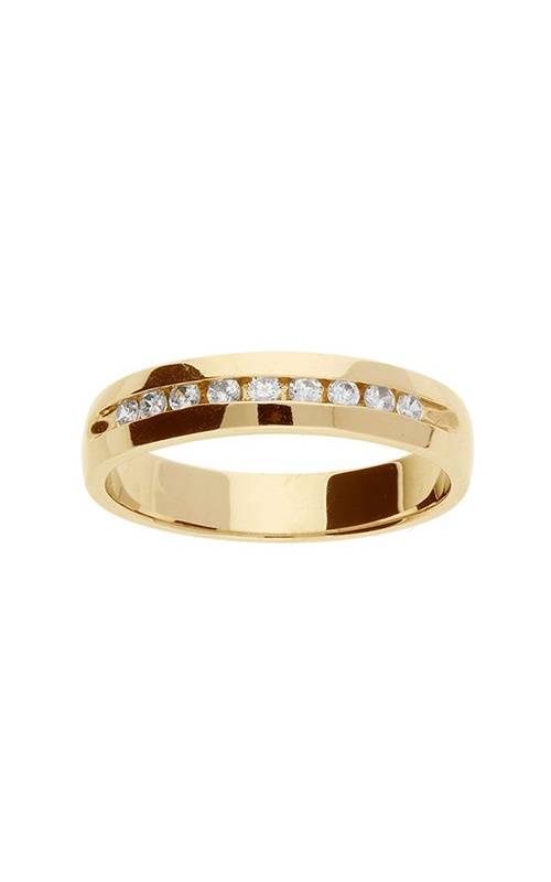 Albert’s Men’s 14K Yellow Gold 1/4CTW Round Diamond Wedding Band B33026-4YBB