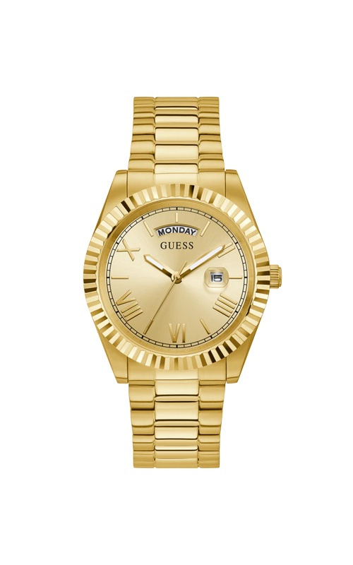 Guess Men's Gold Tone Stainless Steel Watch GW0265G2