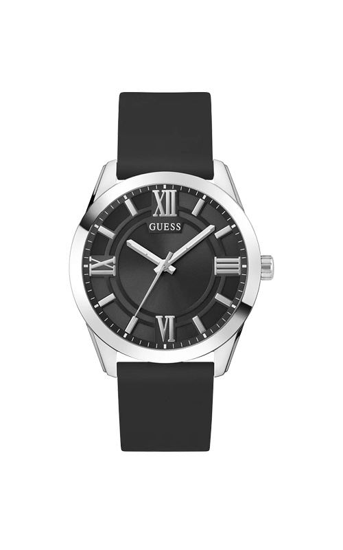 Guess Men's Elliout 44mm Black Dial Watch GW0894G1