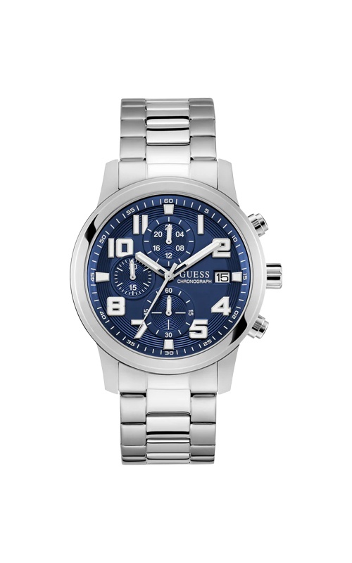 Guess Men's Atticus 44mm Blue Chronograph Watch GW0917G1