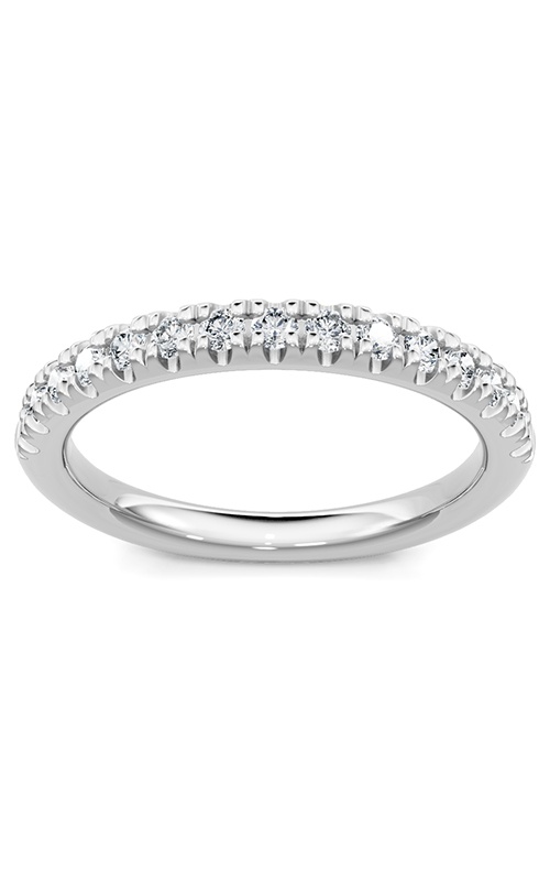 Albert's 14K White Gold 1/3CTW Pave Diamond Wedding Band 70156D-4W-1/3