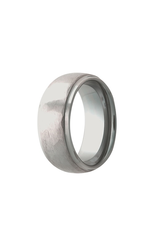 Heavy Stone Men's Tungsten 8MM Hammered Wedding Band Size 9.5 8TU953-9.5