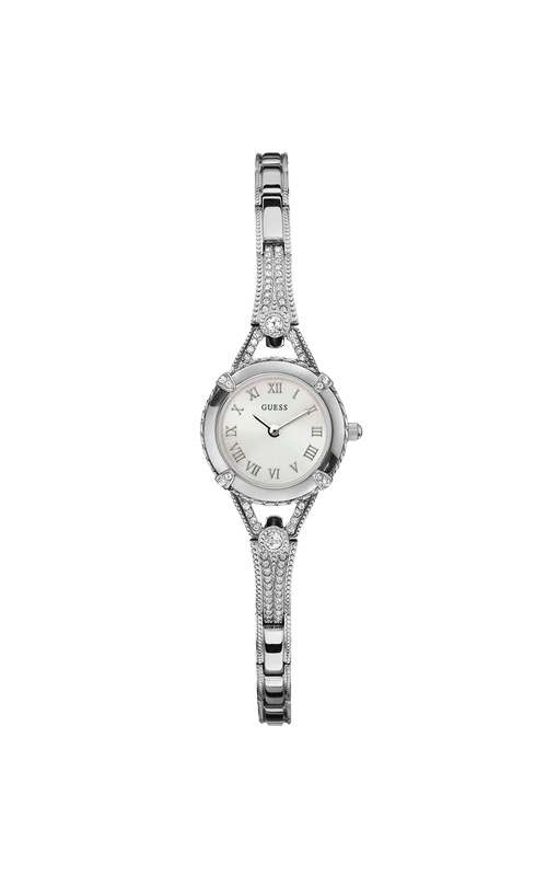 Guess Ladies' Angelic Silver Diamond Watch U0135L1