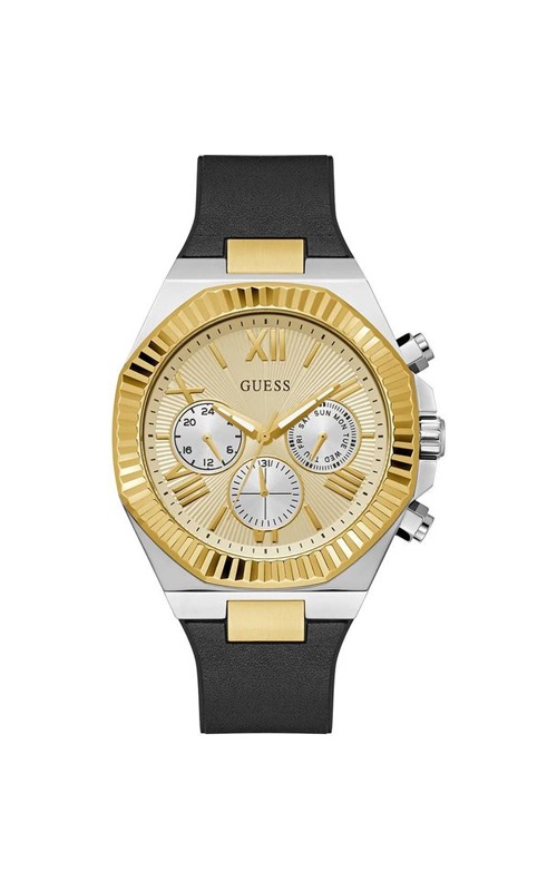 Guess Men's Equity Two Tone 44mm Multifunction Watch GW0791G1
