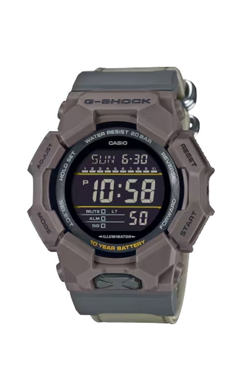 G-Shock GD-010 Series Digital 54.9mm Green Watch GD010CE-5