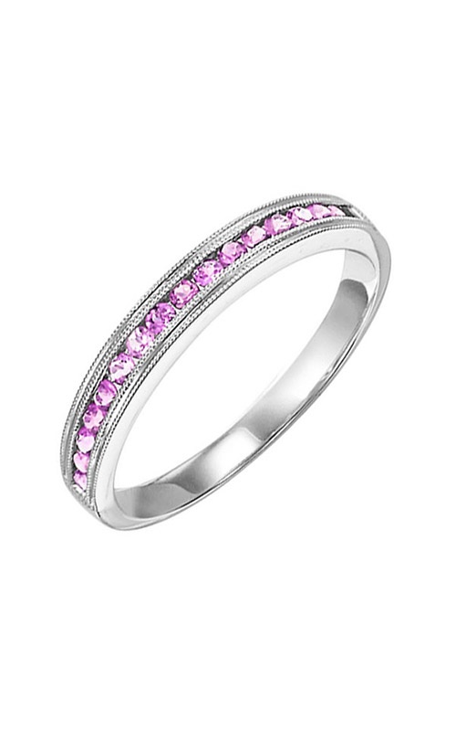 Alberts 10k 1/3ctw Pink Sapphire Band FR1031-1W CO