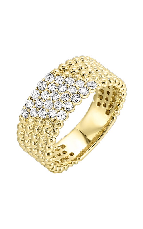 Albert's 14k Yellow Gold 1/2ctw Diamond Beaded Band RG12336-4YC CO