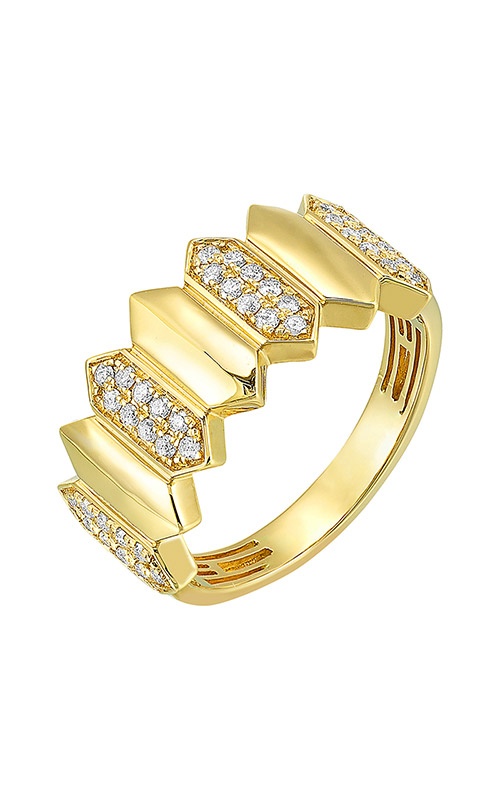 Alberts 14k Yellow Gold 1/4ctw Diamond Band RG14086-4YD CO