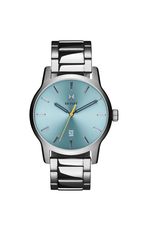 MVMT Men's Classic II 44mm Quartz Light Blue Dial Watch 28000517