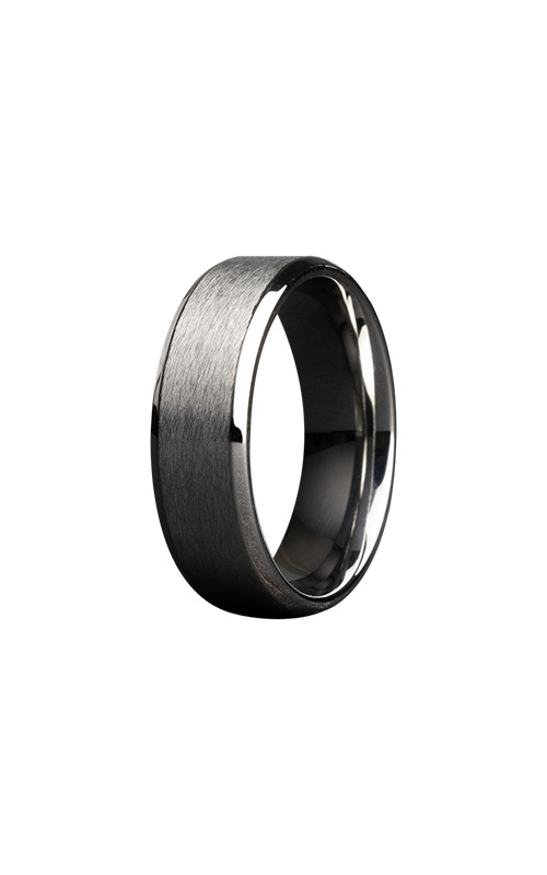 Heavy Stone Tungsten 6MM Satin Center Polished Bevel Edge Wedding Band Size 9 Q6TU107-9