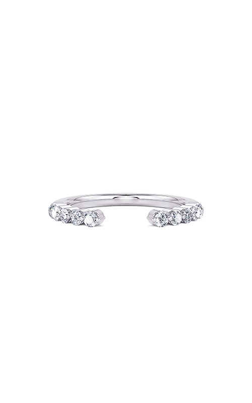 Ashley Lauren 14k White Gold .22ctw Open Diamond Wedding Band B2706-14W