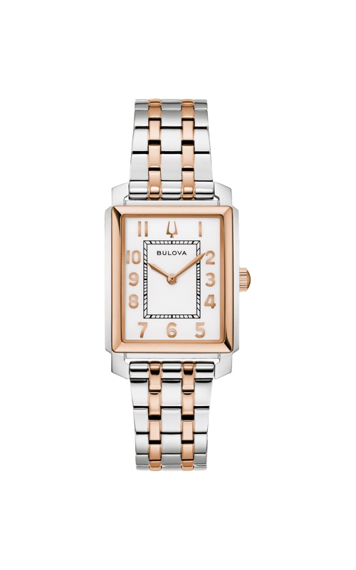 Bulova Ladies' Sutton Two Tone 25mm Watch 98L328
