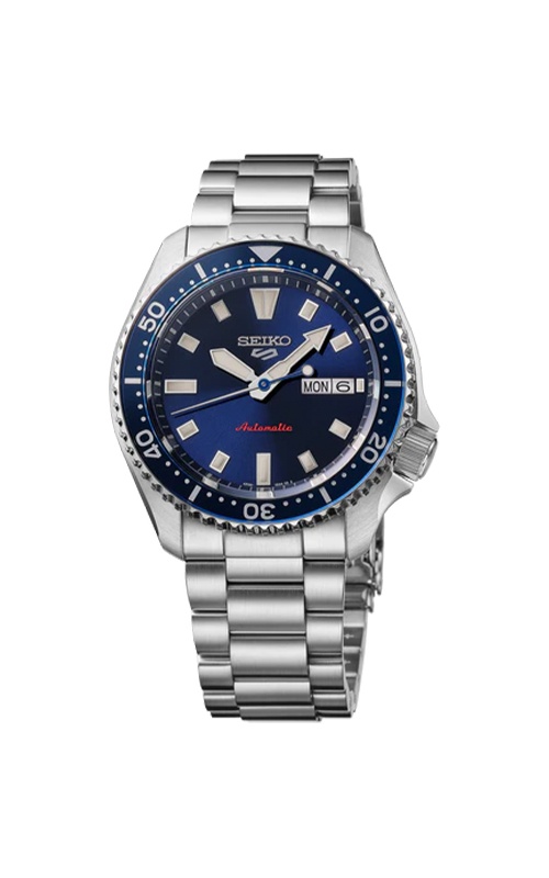 Seiko 5 Sports Men's 42.5mm Blue Automatic Watch SRPL83