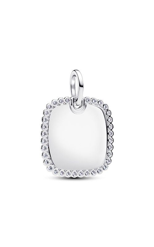 Pandora Engravable Square Tag Pendant 394009C01