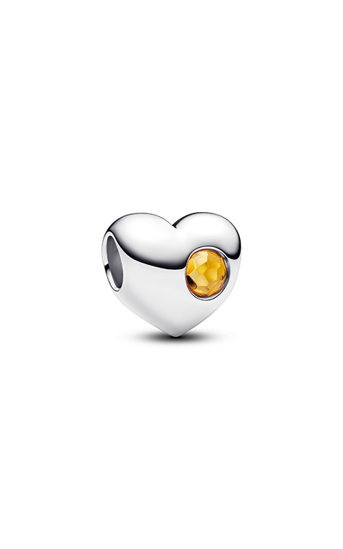 Pandora Engravable Honey Stone Heart Charm 794161C11