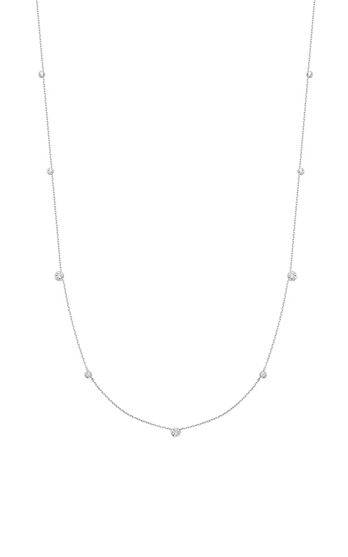 Ania Haie Sterling Silver Bezel Cubic Zirconia Station Necklace N065-06H