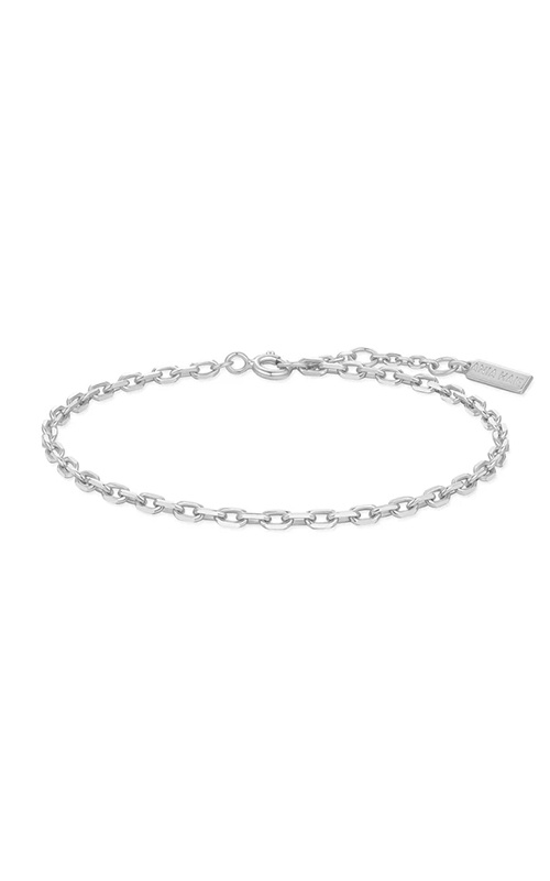 Ania Haie Sterling Silver Paper Clip Chain Bracelet B067-02H
