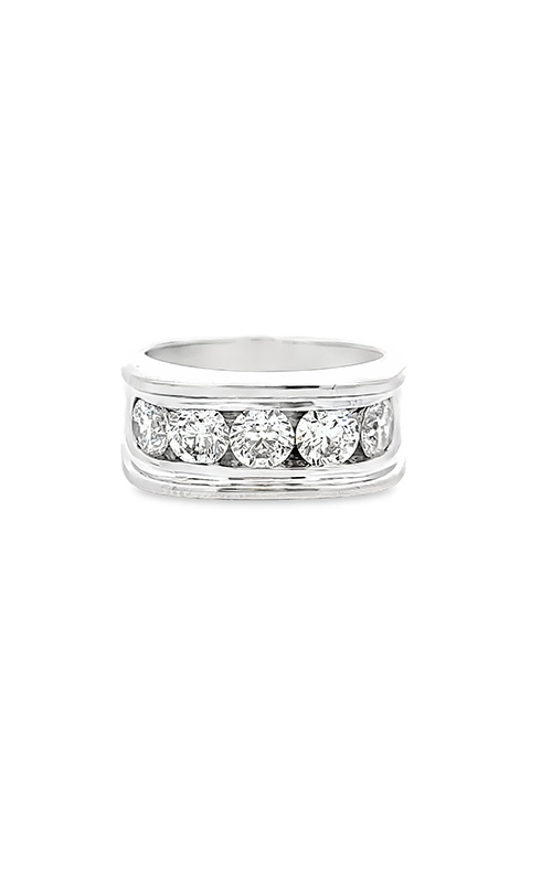 Albert's Men's Platinum 2.97CTW Round Diamond Wedding Band PSDR75904-0.5CT