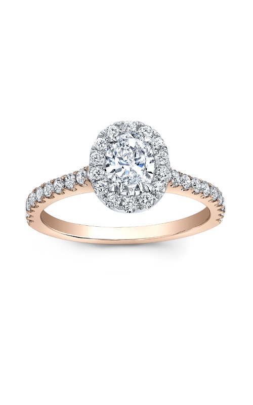 Alberts Engagement Ring AJ-R13423-ROSE