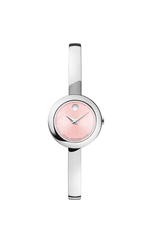 Movado Ladies' Sage Green Cushion Museum Bangle Watch 0608060