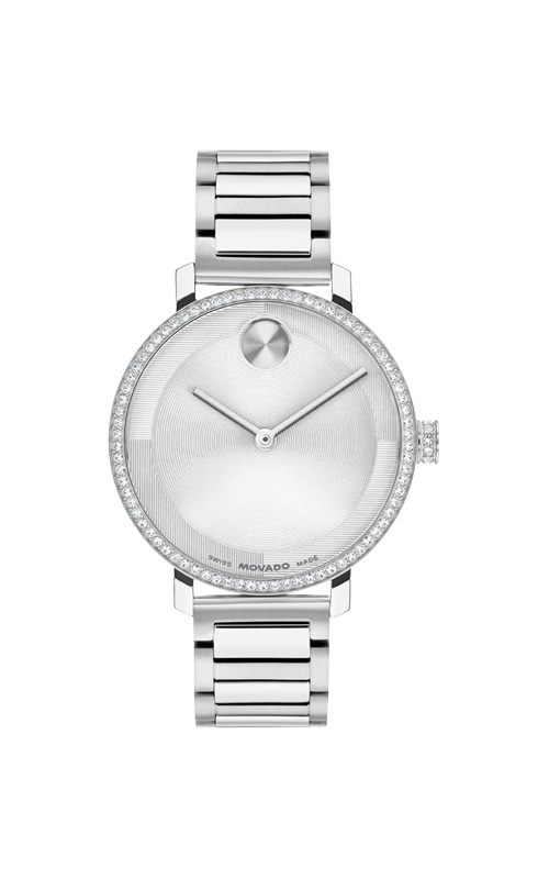 Movado Ladies' BOLD Evolution 34mm Silver Dial Watch 3601277