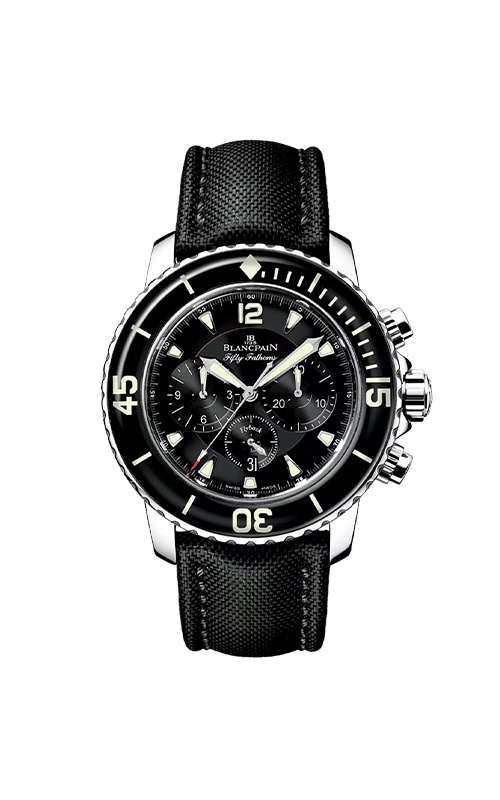 Pre-Owned Blancpain Fifty Fathoms Chronograph Flyback SS 45MM 5085F 1130 52A