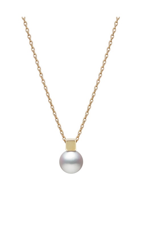 Mikimoto 18k Yellow Gold16-18'' 7mm Akoya Pearl Necklace MPQ10146AXXK