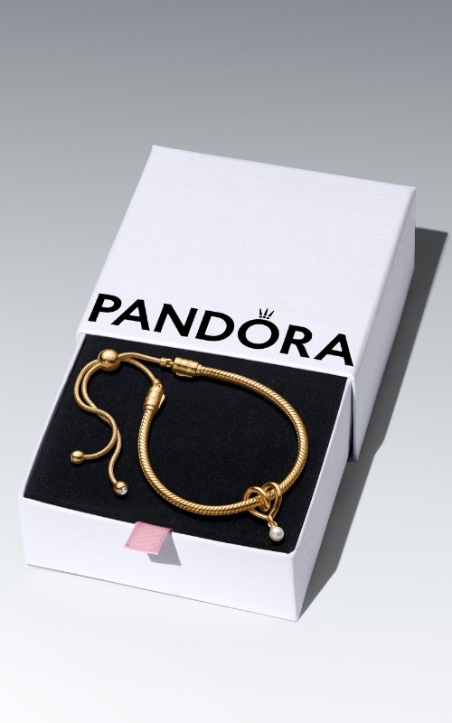 Pandora Golden Heart Bracelet Gift Set B802656