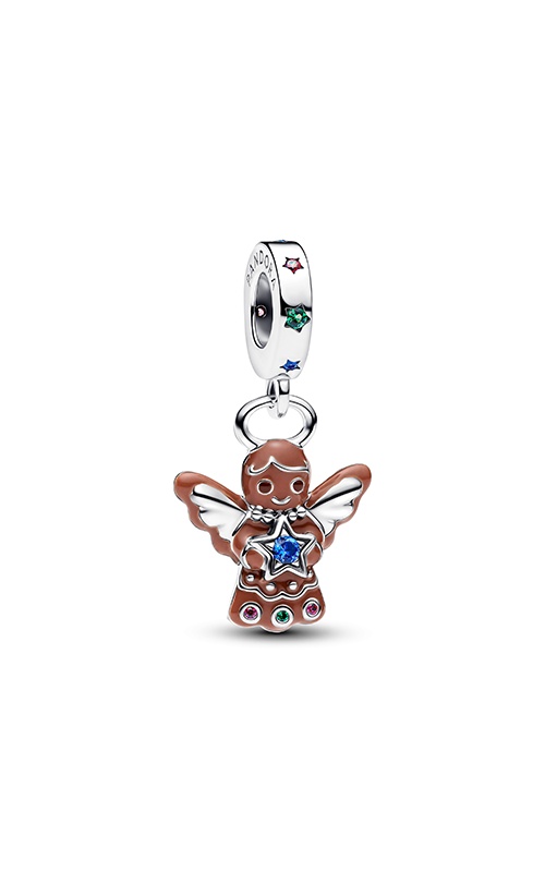 Sparkling Monstera Leaf Dangle Charm 763349C01