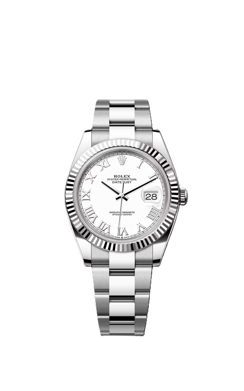 Pre-Owned Rolex Datejust Oystersteel/18KW 41mm 126334