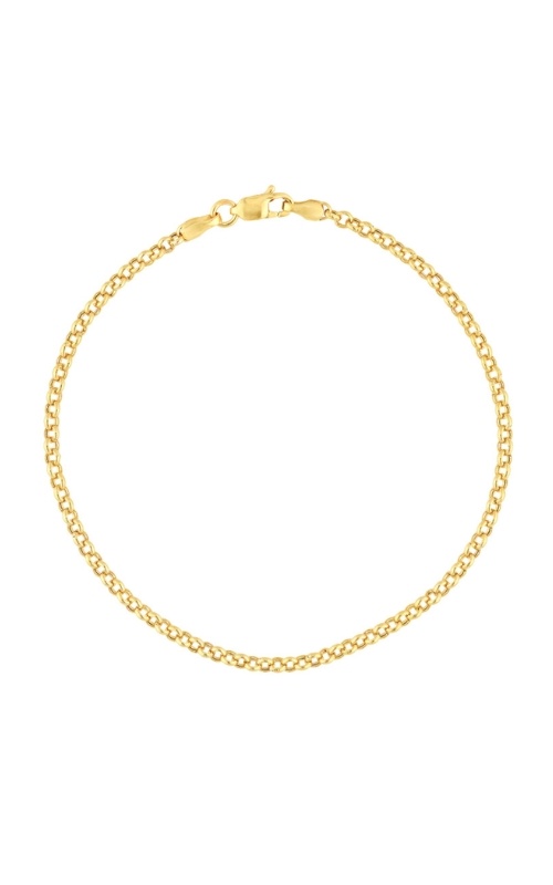 Albert's 14k Yellow Gold 7.25'' 2.56mm Semi Solid Rolo Bracelet MZ003485-14Y_7.25