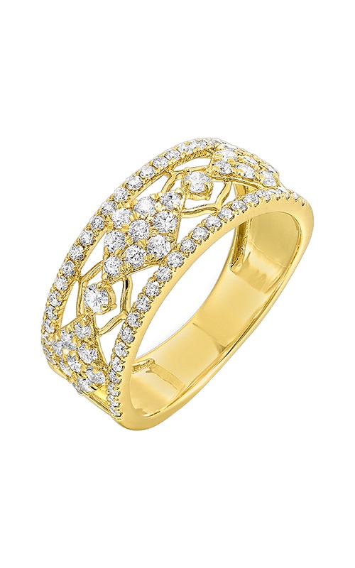 Albert's 14k Yellow Gold 3/4ctw Diamond Band RG12332-4YC CO