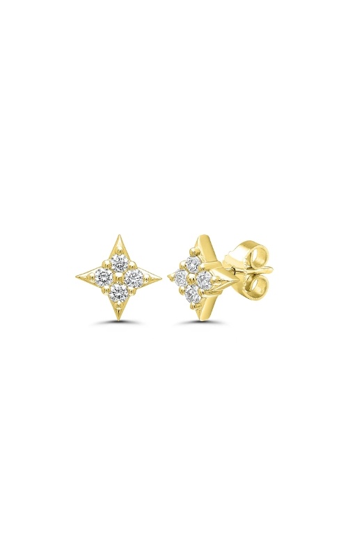 Albert's 14k Yellow Gold .33ct Diamond Star of Hope Earrings 2231230334Y