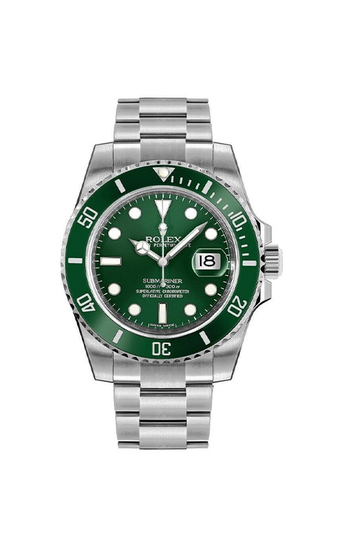 Pre-Owned Rolex Submariner Stainless Steel 40MM ''Hulk'' 116610LV