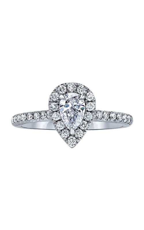 Love Story 14k White Gold 1ctw Pear Engagement Ring AJ-R12888LJ