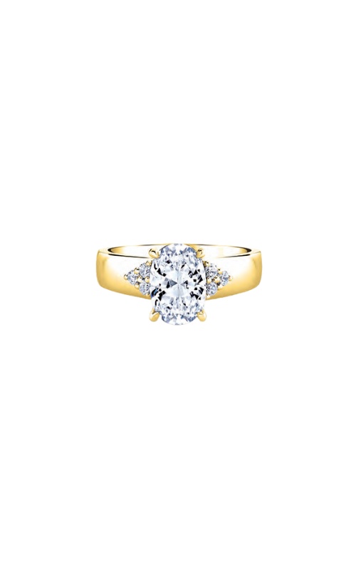Albert's 14k Yellow Gold .17ctw HI S1-2 Diamond Semi Mount Ring 175877R14B