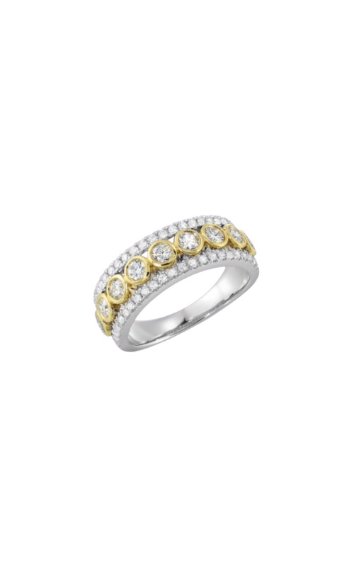 Albert's 14k White and Yellow Gold 1ctw Diamond Band RG15986-4YWC