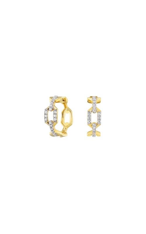 Albert's 14k Yellow Gold .33ctw Diamond Hoop Earrings ER11206-4YC