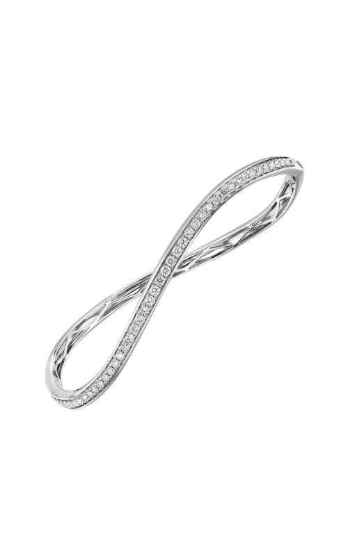 Albert's 14k White Gold .75ctw Diamond Bangle Bracelet BG10101/75-4WC