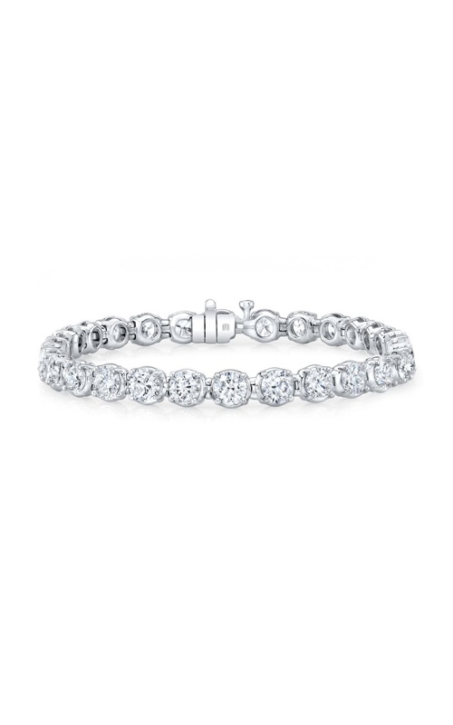 Rahaminov Diamonds 18k White Gold 6.78ctw 6.75 Inch Tennis Bracelet BR-2654