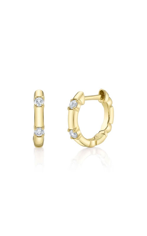 Shy Creations 14KY 0.14Ctw Diamond Huggie Hoops SC55028359