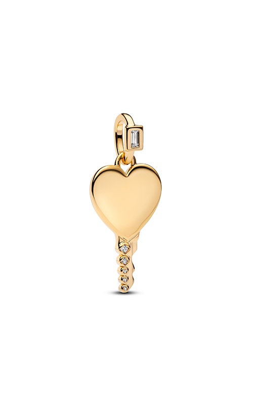 Pandora Engravable Heart Key Pendant 364353C01